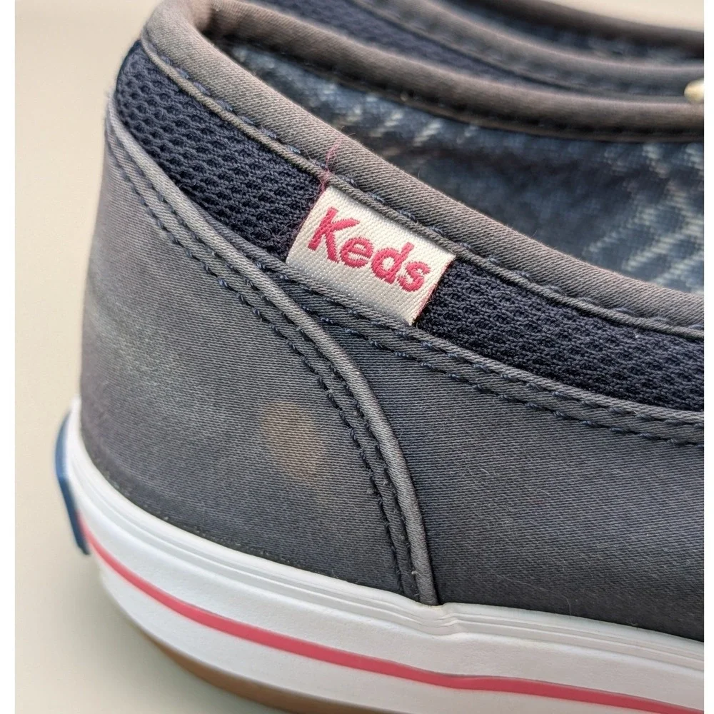 Keds Womens Retro Style Navy‎ Blue Lace Up Low Top Tennis Sneakers Size 9.5